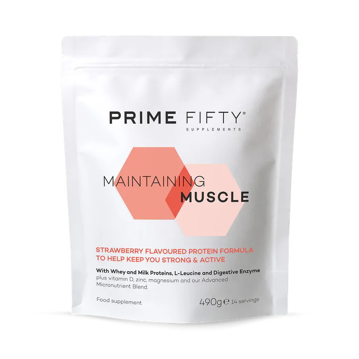 Prime Fifty Maintaining Muscle GLP Protein Support Powder 490g