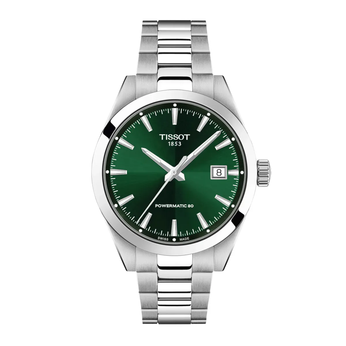 Tissot Gentleman Automatic 38mm Mens Watch Green