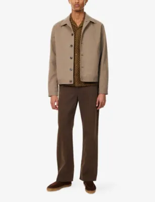 RAITH Classic-Collar Riccardo Cotton-Blend Jacket detail 2