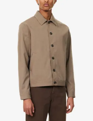 RAITH Classic-Collar Riccardo Cotton-Blend Jacket detail 3
