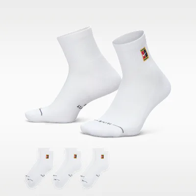 Nike Everyday Elevated Ankle Socks (3 Pairs) - Multi-Colour in Multi-Colour – Nike men's and unisex