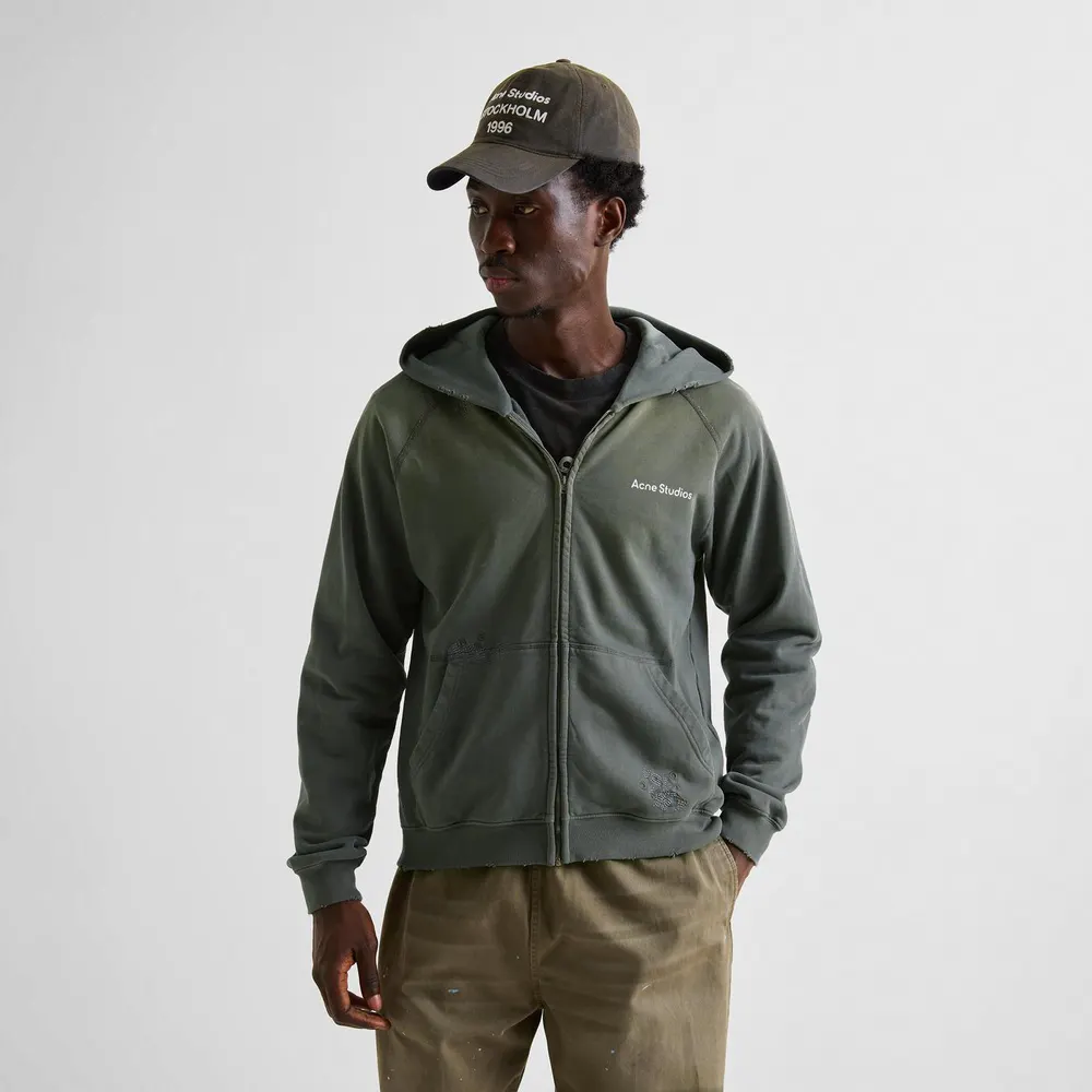 Acne Studios Stamp Zip Hoodie detail 3