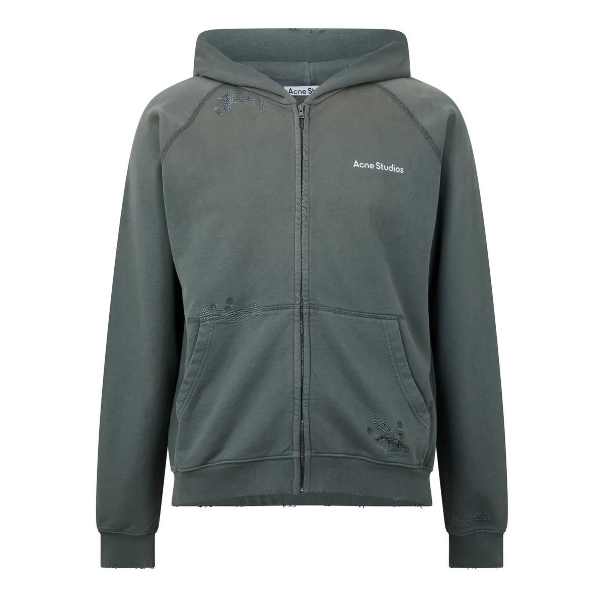 Acne Studios Stamp Zip Hoodie