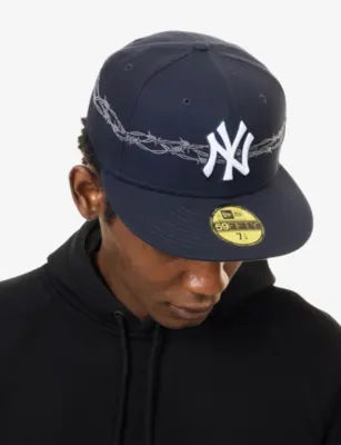 NEW ERA 59FIFTY MLB Icon New York Yankees Woven Baseball Cap - 7 1/8 detail 2