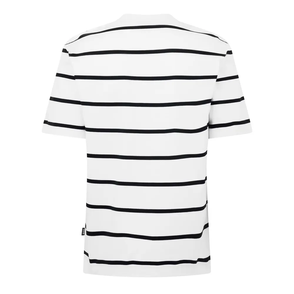 Boss Mens BOSS BLACK Taut Minimalist Design T-Shirt with Logo Detail detail 2