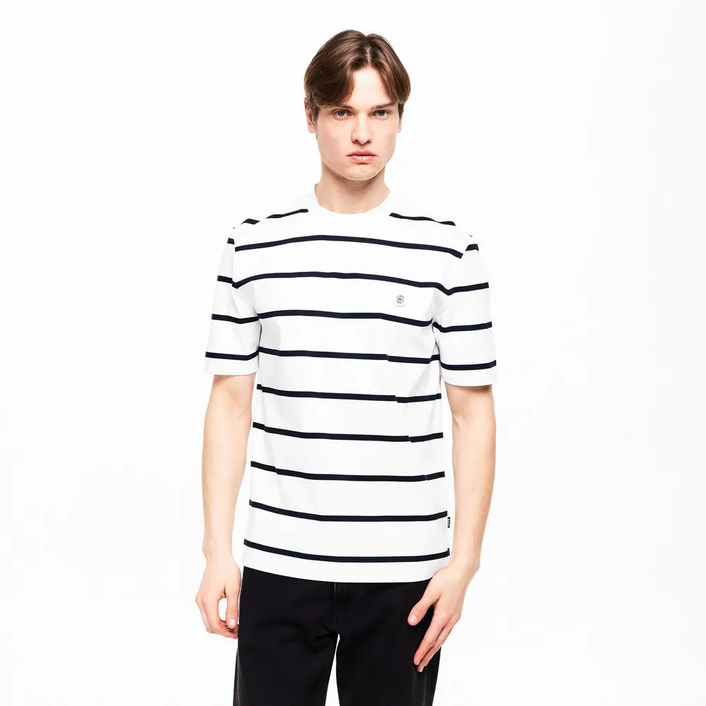 Boss Mens BOSS BLACK Taut Minimalist Design T-Shirt with Logo Detail detail 3
