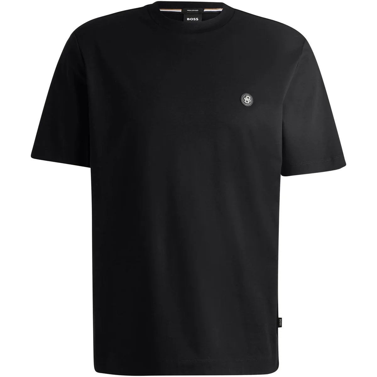 Boss Mens BOSS BLACK Taut Minimalist Design T-Shirt with Logo Detail