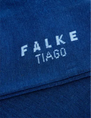 FALKE Tiago cotton-blend socks - 10.5-11 in ROYAL BLUE, additional product view 2