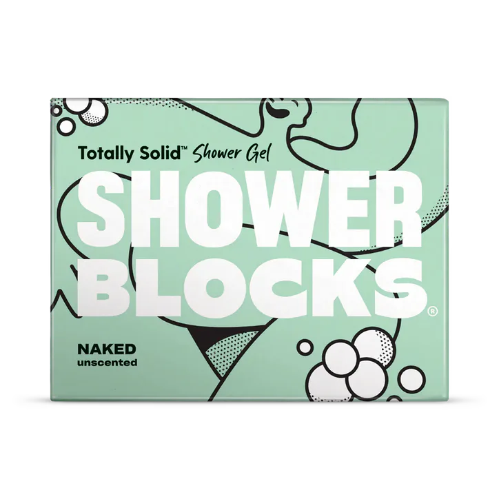 Shower Blocks Solid Shower Gel - Naked Unscented