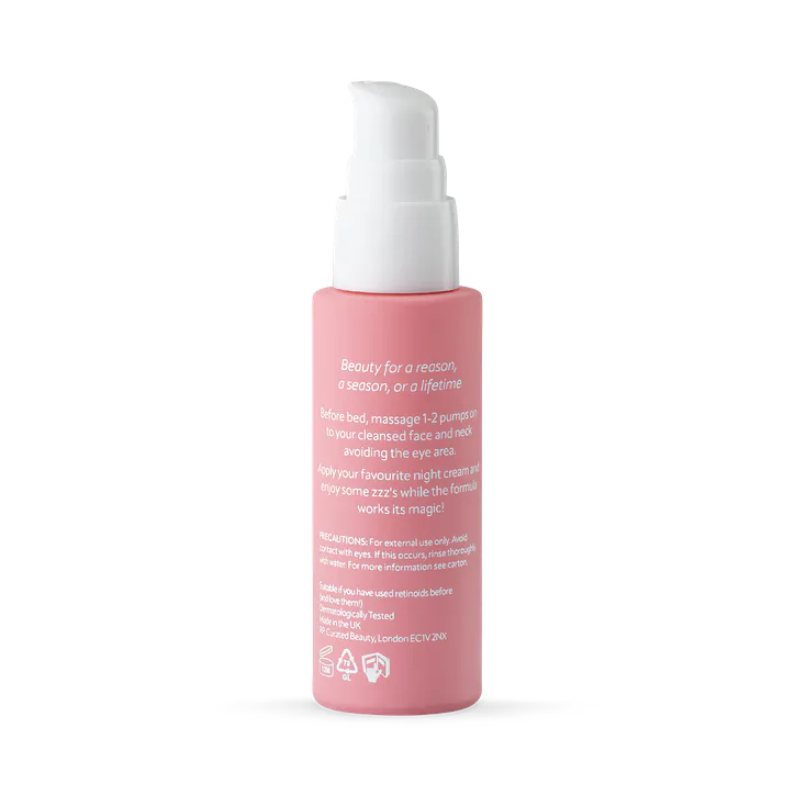 Curated Beauty London NEW BEGINNING Gentle 2% HPR Retinoid Serum, 30ml detail 2