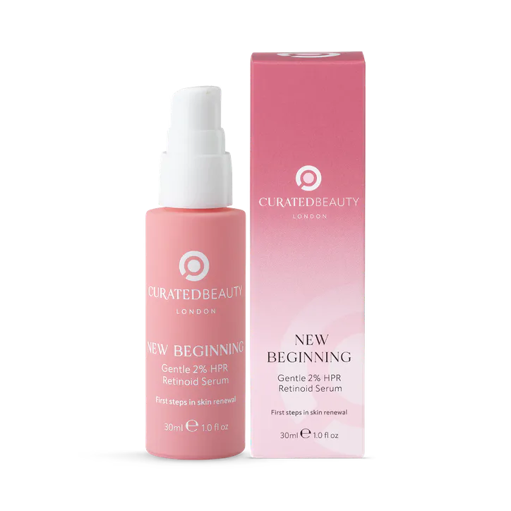 Curated Beauty London NEW BEGINNING Gentle 2% HPR Retinoid Serum, 30ml