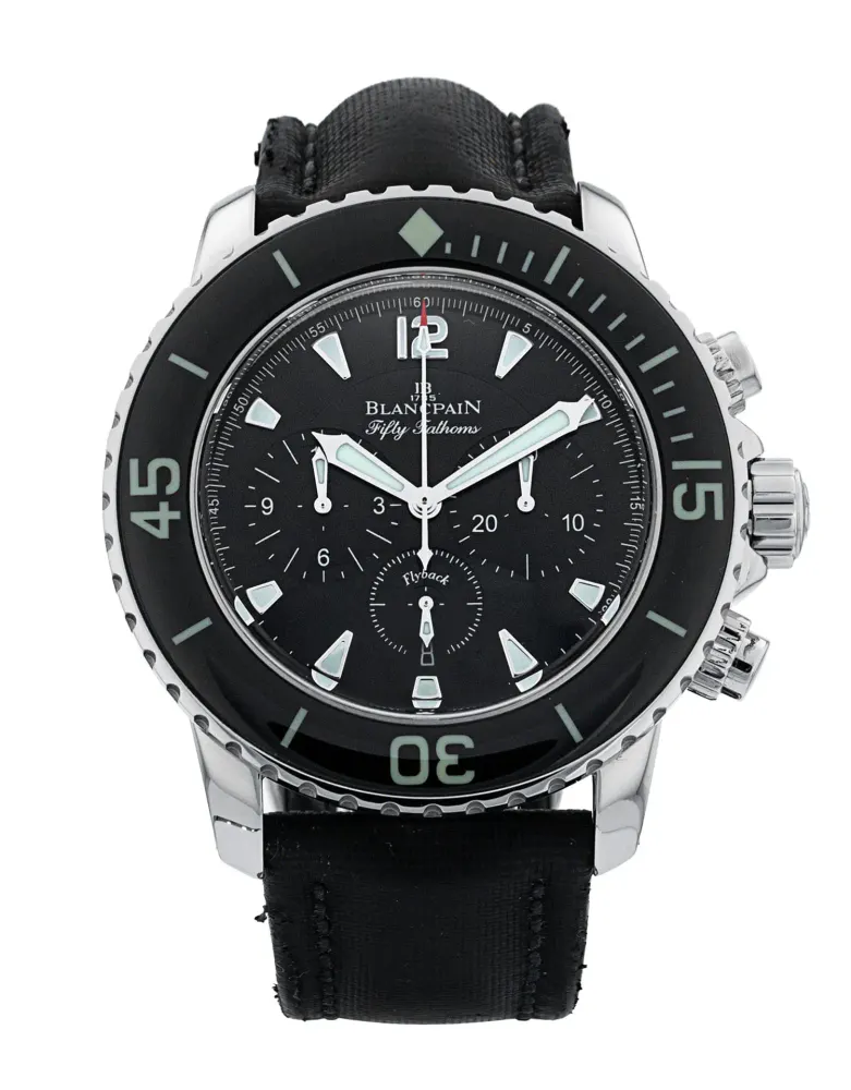 Blancpain Fifty Fathoms 5085F-1130-52 — 2010 — Excellent in Black Baton – Pre-owned watches