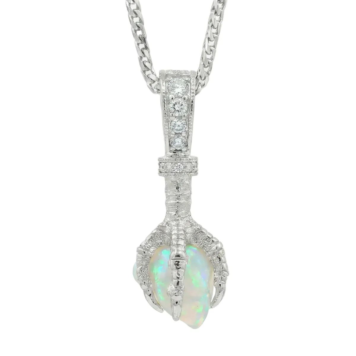 DANNY - For Him CUSTOM Limited Quantity Free Form Opal Eagle Claw Pendant 71296 in 18 Inches – Pendant