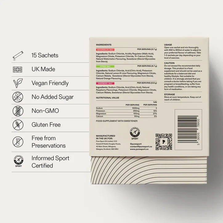Puresport Ultra Electrolytes Citrus 15 Sachets, additional product view 2
