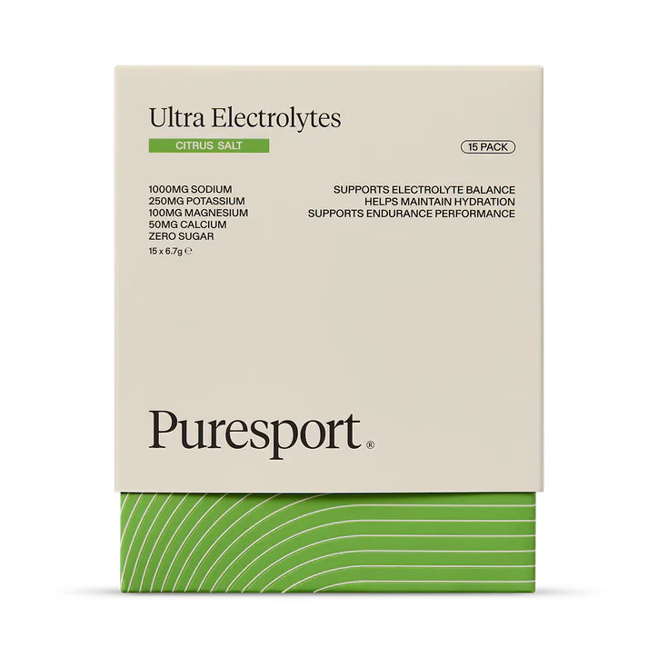 Puresport Ultra Electrolytes Citrus 15 Sachets – Active Nutrition > Hydration & Gels > Electrolytes