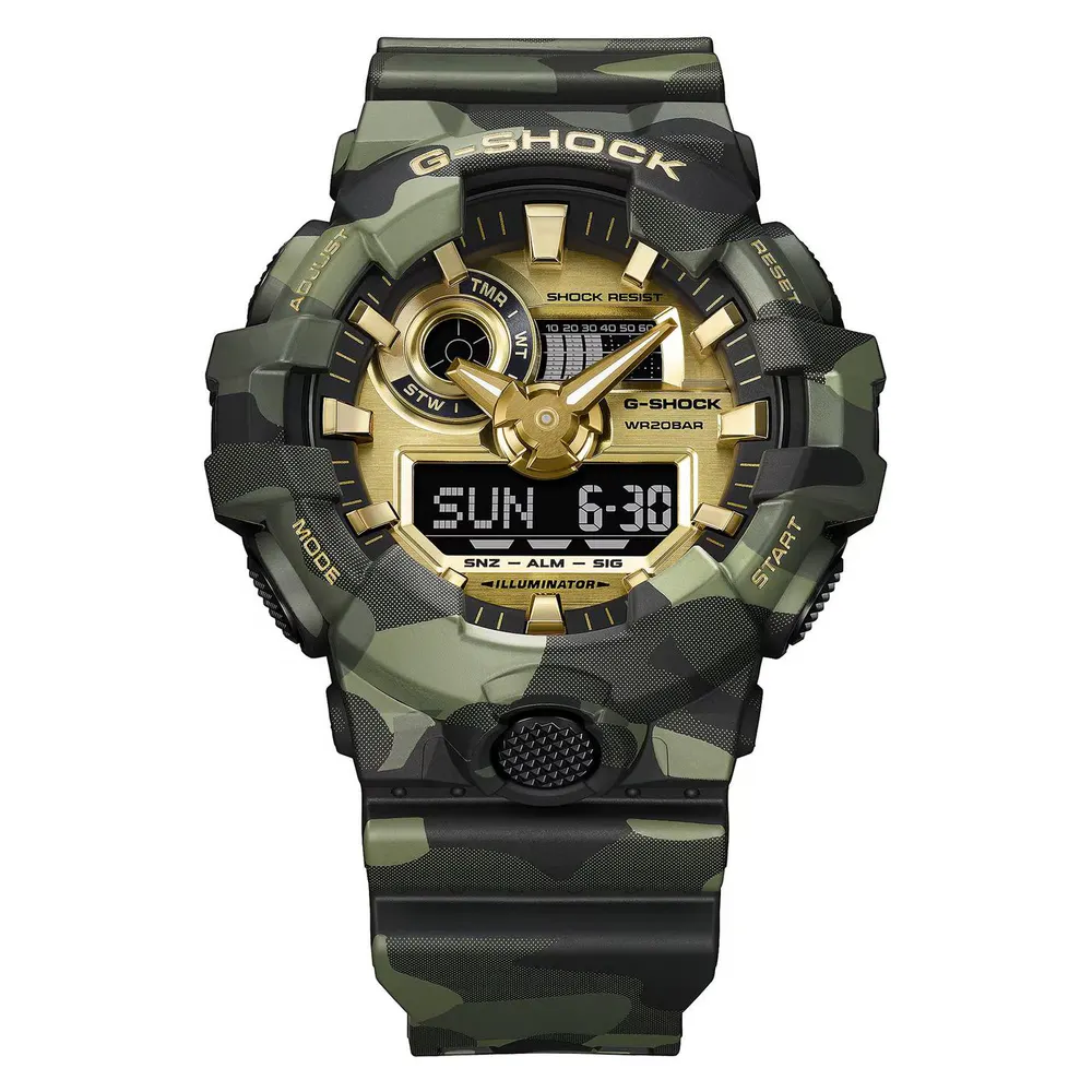 G Shock Men's Bold Camo Series GA-700CMG-3AER Digital Watch detail 2