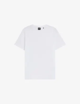 BOSS Beckham X BOSS Crewneck Short-Sleeve Cotton T-Shirt
