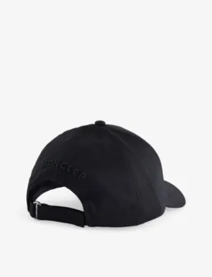 MONCLER Brand-Badge Cotton Baseball Cap detail 3