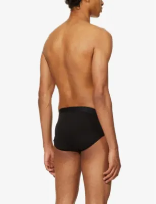 DEREK ROSE Jack branded-waistband stretch-cotton briefs detail 3