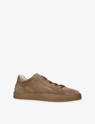 TODS Casetta Suede Trainers - EUR 40 / 6 UK MEN in Brown, additional product view 3