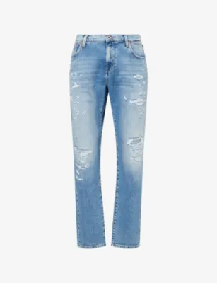 REPLAY Aideen Straight-Leg Denim Jeans - 30/30 in LIGHT BLUE – Mens | Jeans | Straight Leg