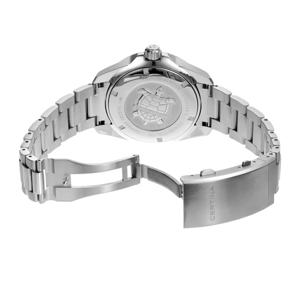 Certina Aqua DS Action Diver Green Dial 43mm Mens Watch in Green, additional product view 3