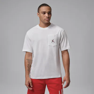 Jordan Men's T-Shirt - White/Black in White/Black – Nike men's and unisex
