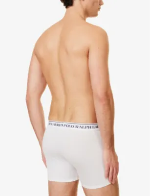 POLO RALPH LAUREN Branded-waistband pack of three stretch-cotton briefs detail 3