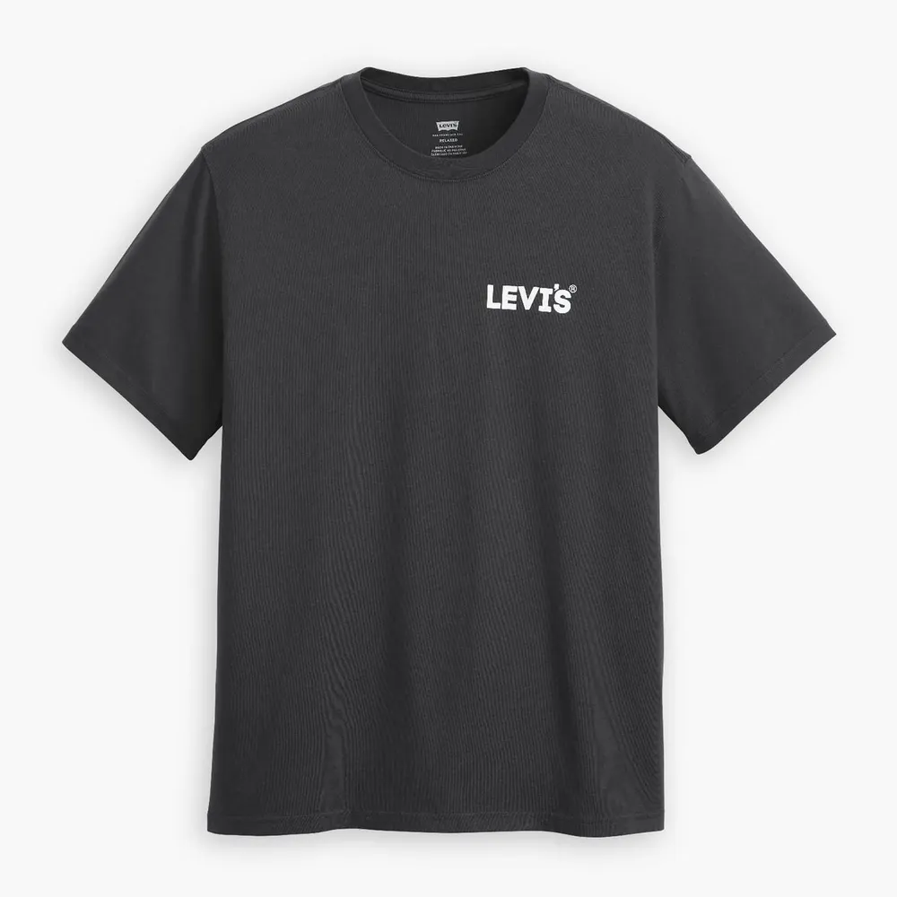 Levis Men's Headline Logo Cotton Short-Sleeve Oversized-Fit T-Shirt