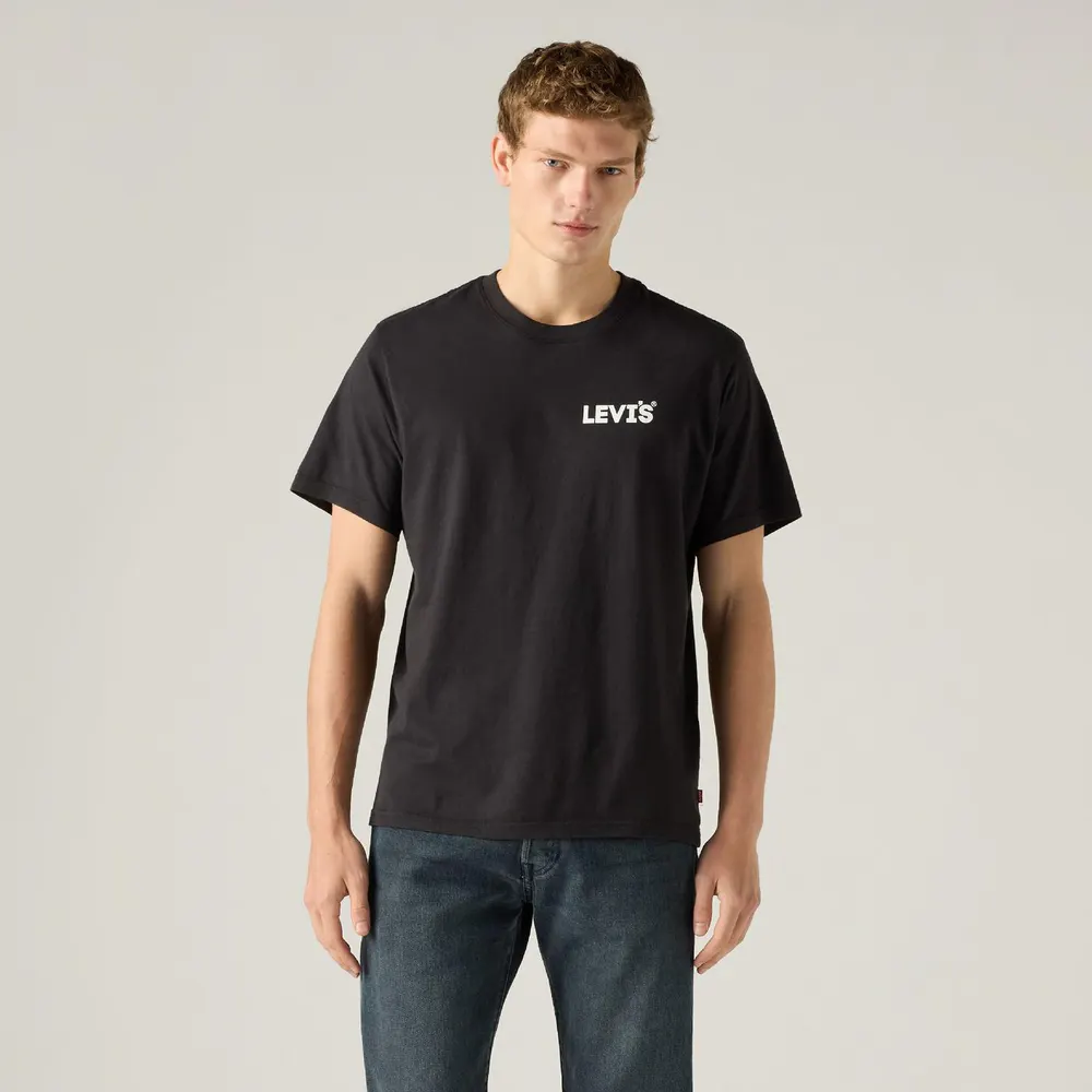 Levis Men's Headline Logo Cotton Short-Sleeve Oversized-Fit T-Shirt detail 2
