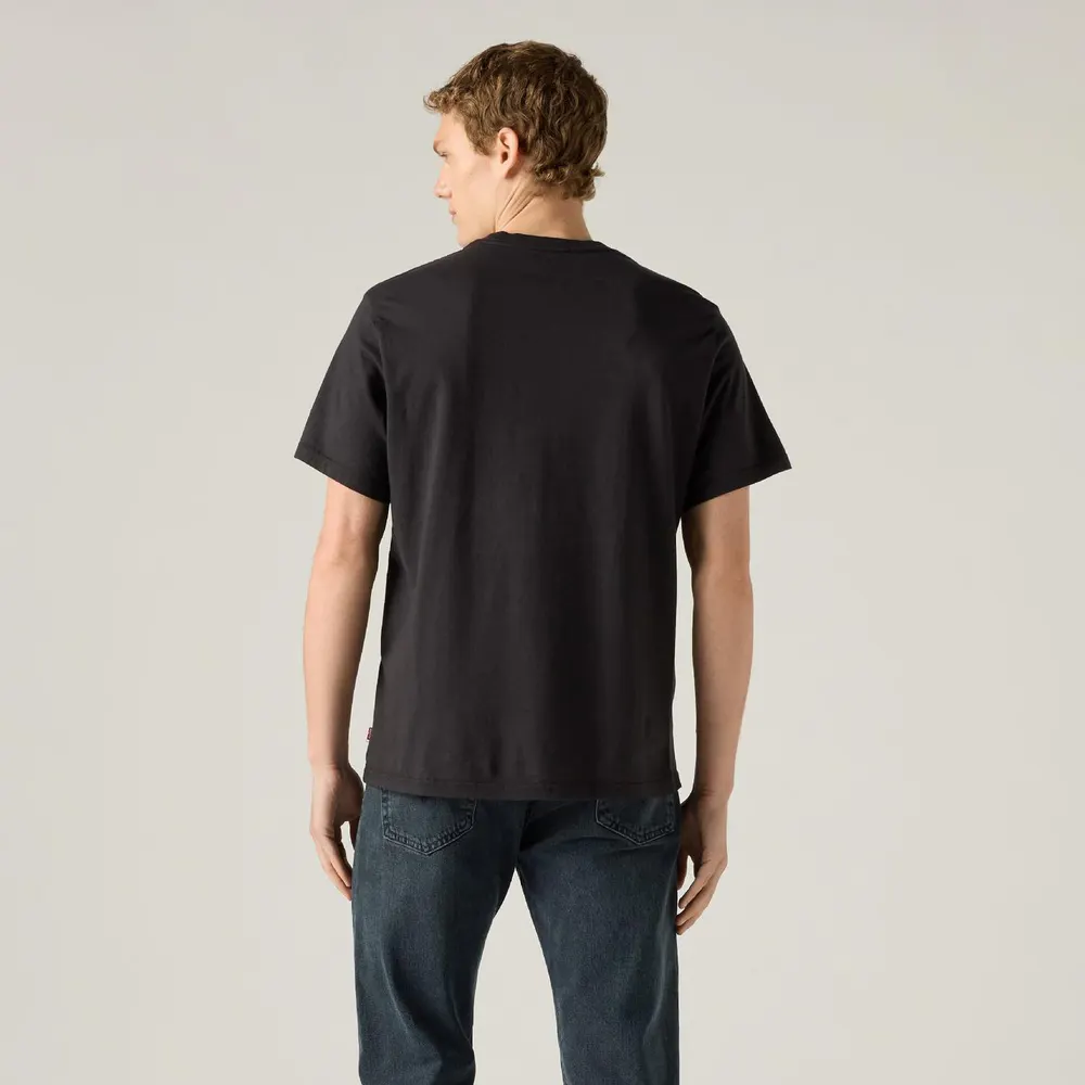 Levis Men's Headline Logo Cotton Short-Sleeve Oversized-Fit T-Shirt detail 3