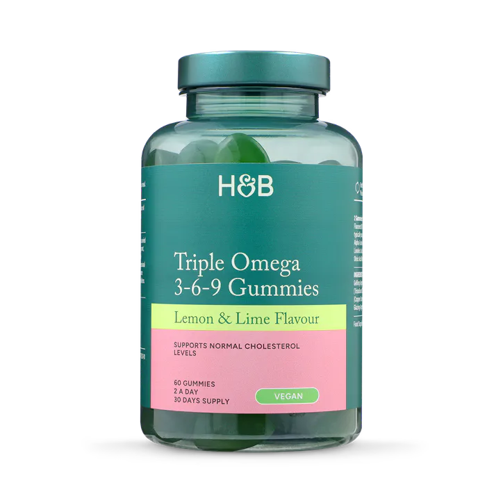 For Him Vegan Triple Omega 3-6-9 Oil 60 Lemon & Lime Gummies