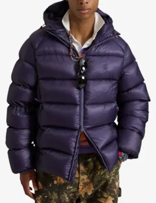 POLO RALPH LAUREN Hooded Shell Puffer Jacket in Juneberry, additional product view 3