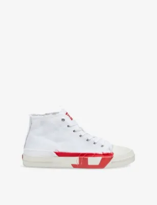 DIESEL S-D Verse Canvas Mid-Top Trainers - EUR 44 / 10 UK MEN in HA690 – Mens | Trainers | Lace up trainers