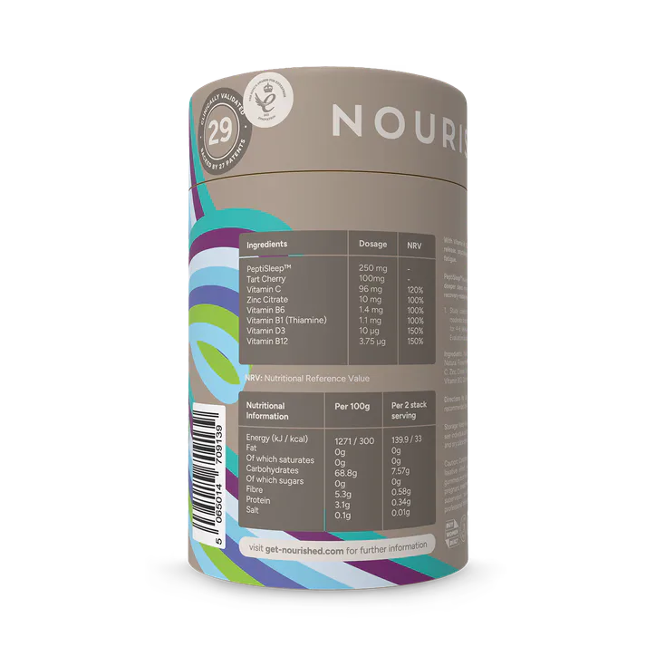 Nourished Nourish3d Sleep Pro Nutrient Stacks Berry 30 Gummies detail 2