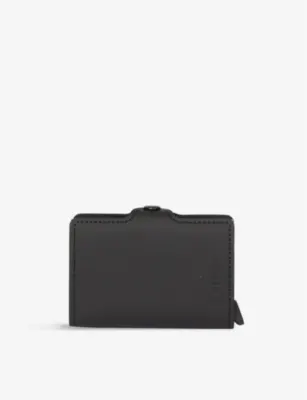 SECRID Twinwallet leather and metal cardholder