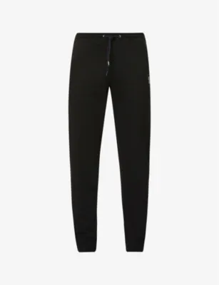 PS BY PAUL SMITH Zebra Brand-Embroidered Cotton Jogging Bottoms - GREY MELANGE