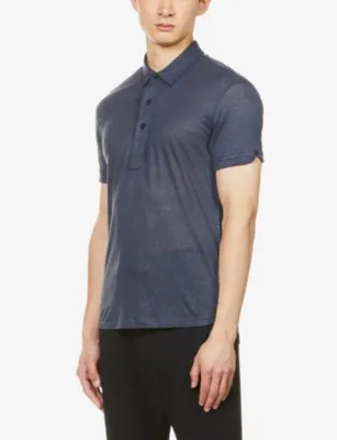ORLEBAR BROWN Sebastian regular-fit linen polo shirt detail 3