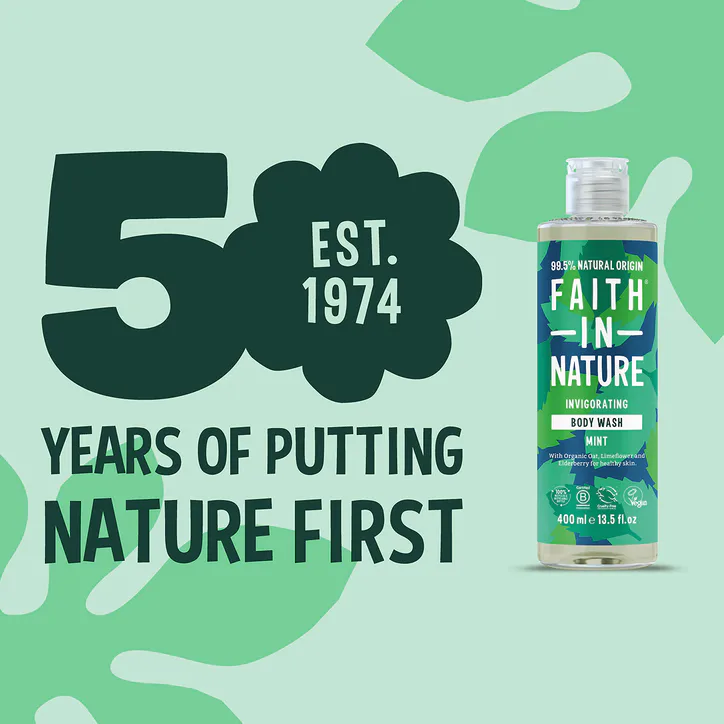 Faith in Nature Body Wash Mint 400ml detail 2