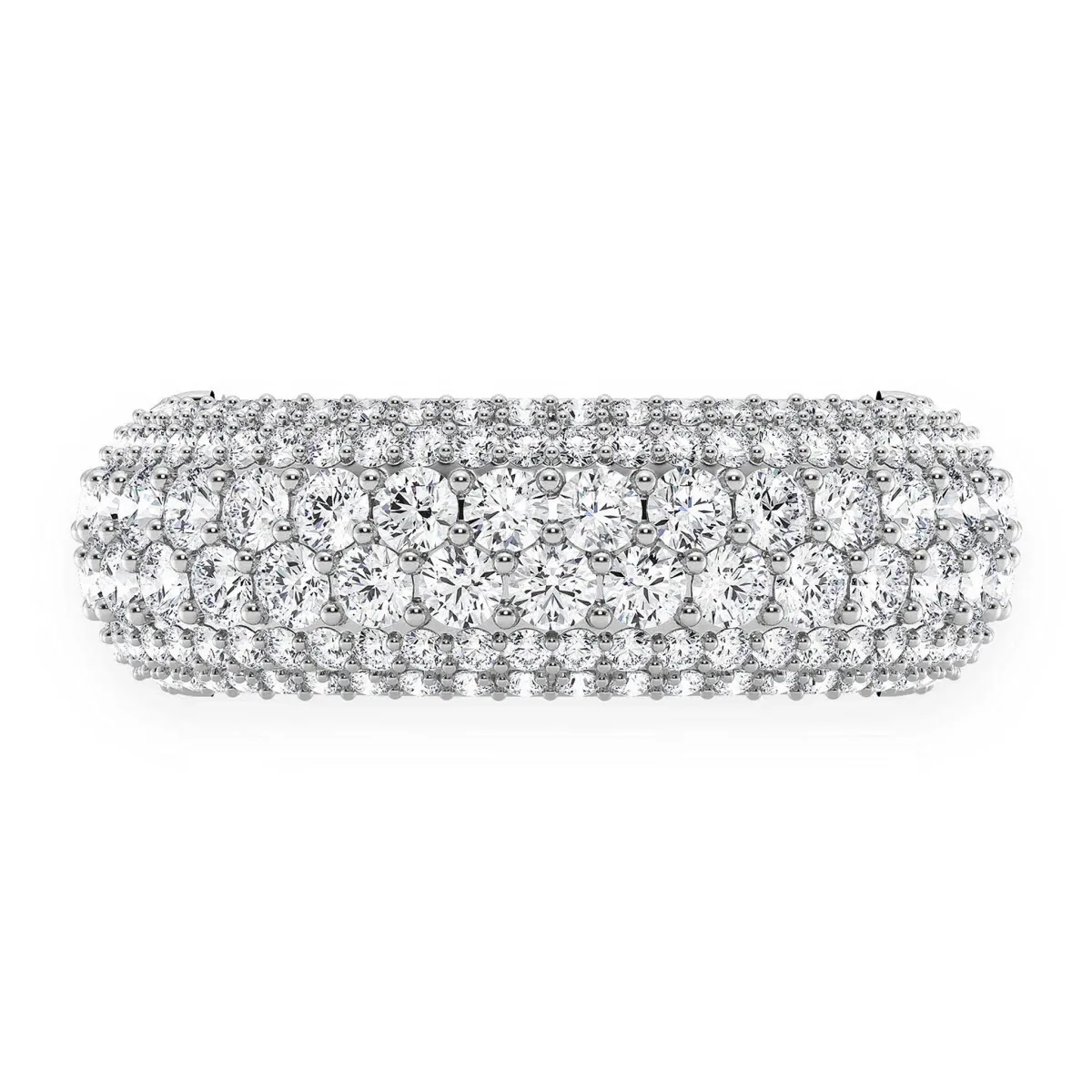 For Him Bubbly Band Ring in Rose Gold / Natural Diamond – Ring