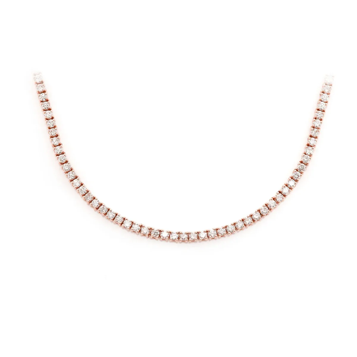 For Him Prong Diamond Tennis Necklace