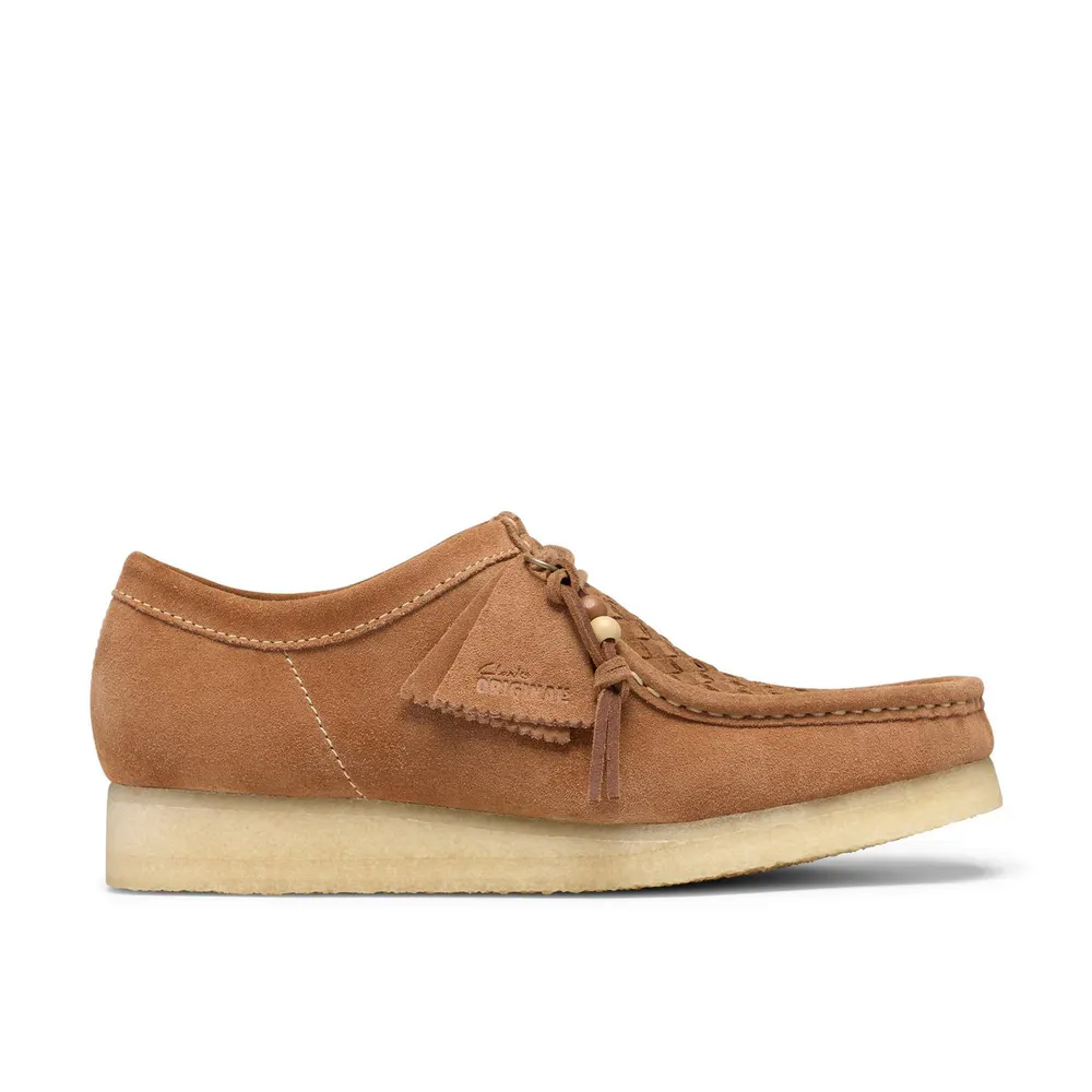 Clarks Originals Men's Wallabee Weave Lo Suede Moc-Toe Shoes