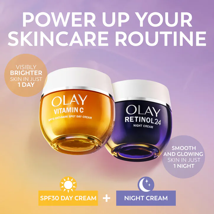 Olay Radiance Renewal Giftset: Vitamin C SPF30 Day Cream + Retinol 24 Night Cream 50ml detail 3