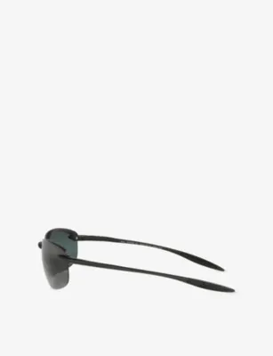 MAUI JIM Hookipa Ultra Rectangle Nylon Sunglasses detail 2
