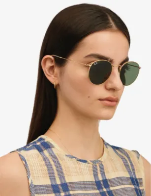 RAY-BAN Clubmaster square-frame sunglasses detail 2