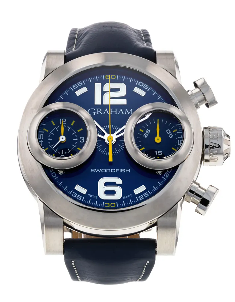 Graham Swordfish Booster - Steel 2SWBS.U04R — 2013 — Very good in Blue – Pre-owned watches