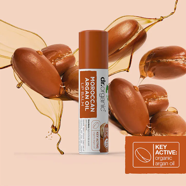 Dr Organic Moroccan Argan Oil Lip Balm SPF 15 5.7ml detail 3