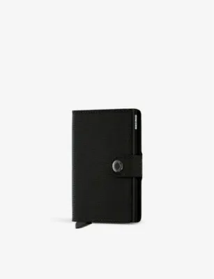SECRID Miniwallet Crisple leather and aluminium wallet