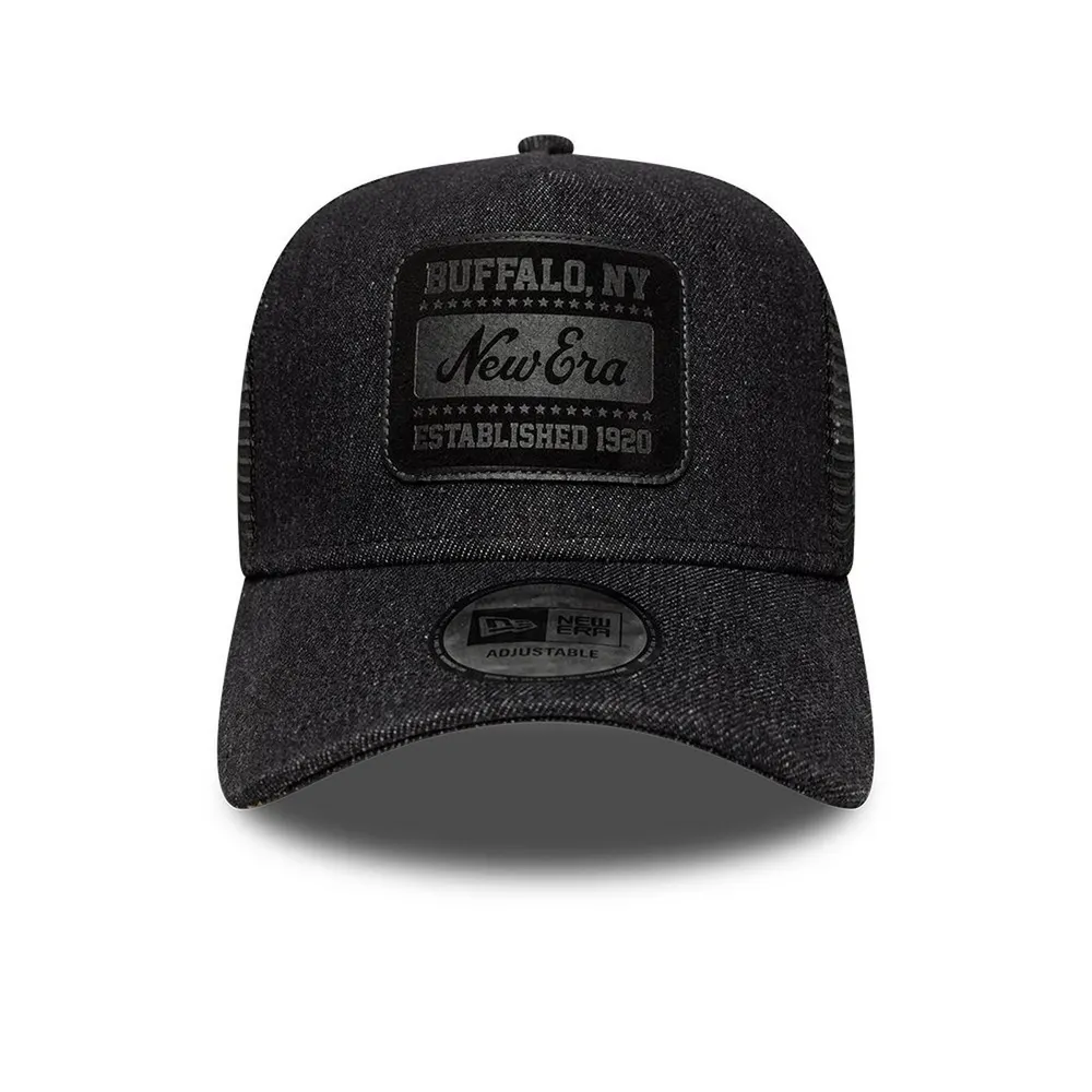 New Era Patch Adjustable Trucker Cap detail 2