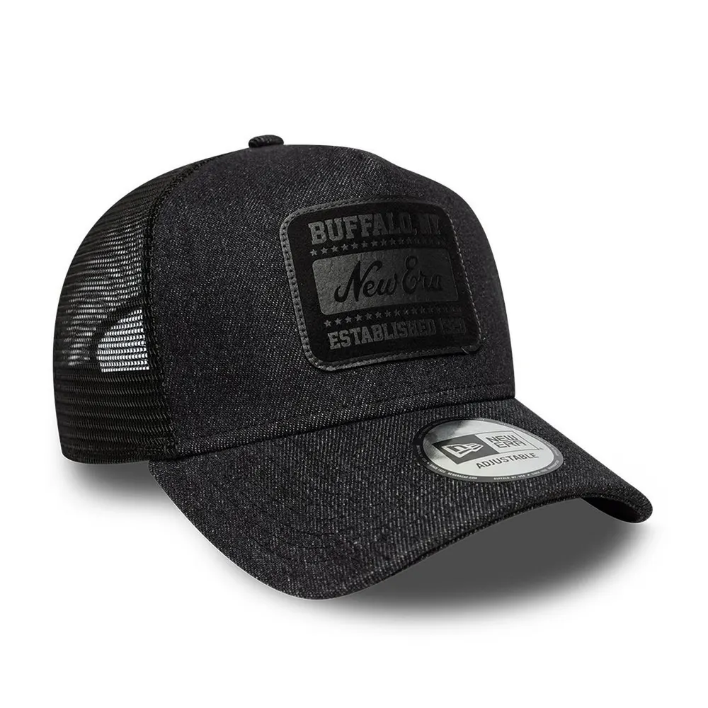 New Era Patch Adjustable Trucker Cap detail 3